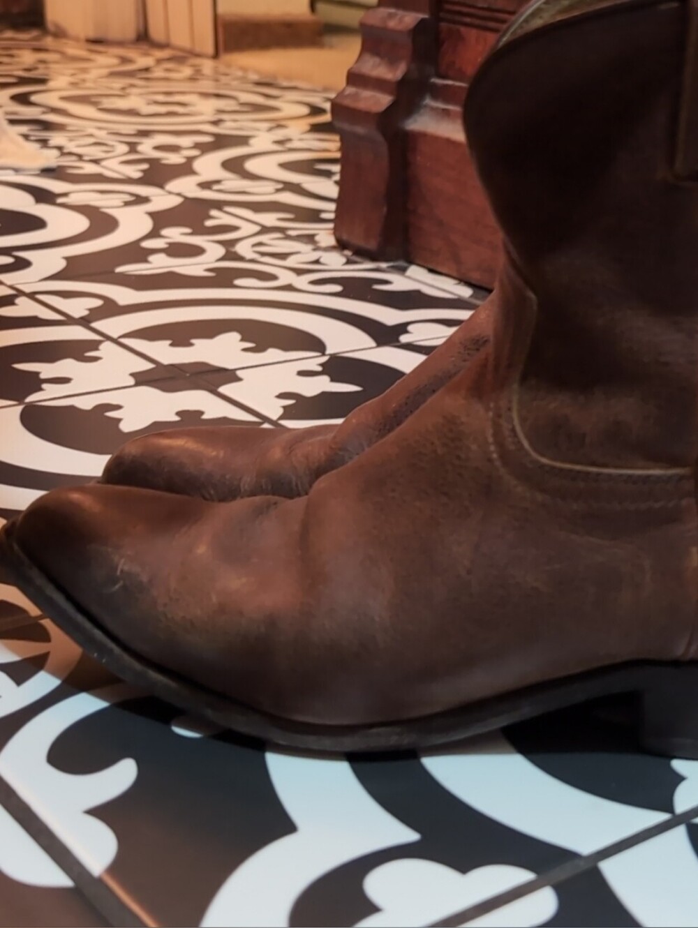 Frye Billie Leather Western Cowboy Boots 8.5